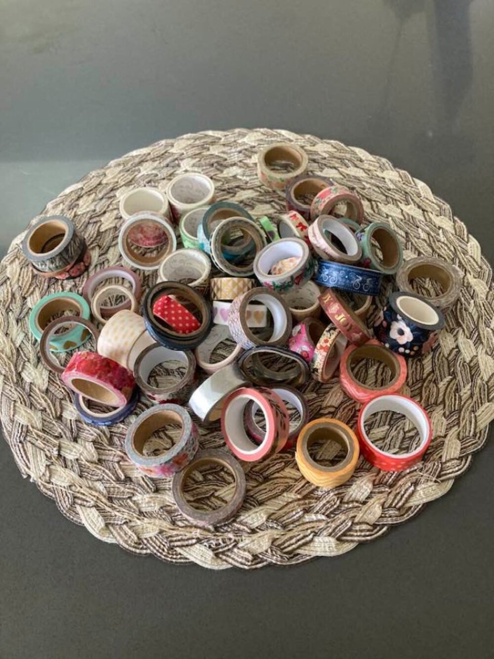WASHI TAPE MIXED LOT OF 55 Lot #2